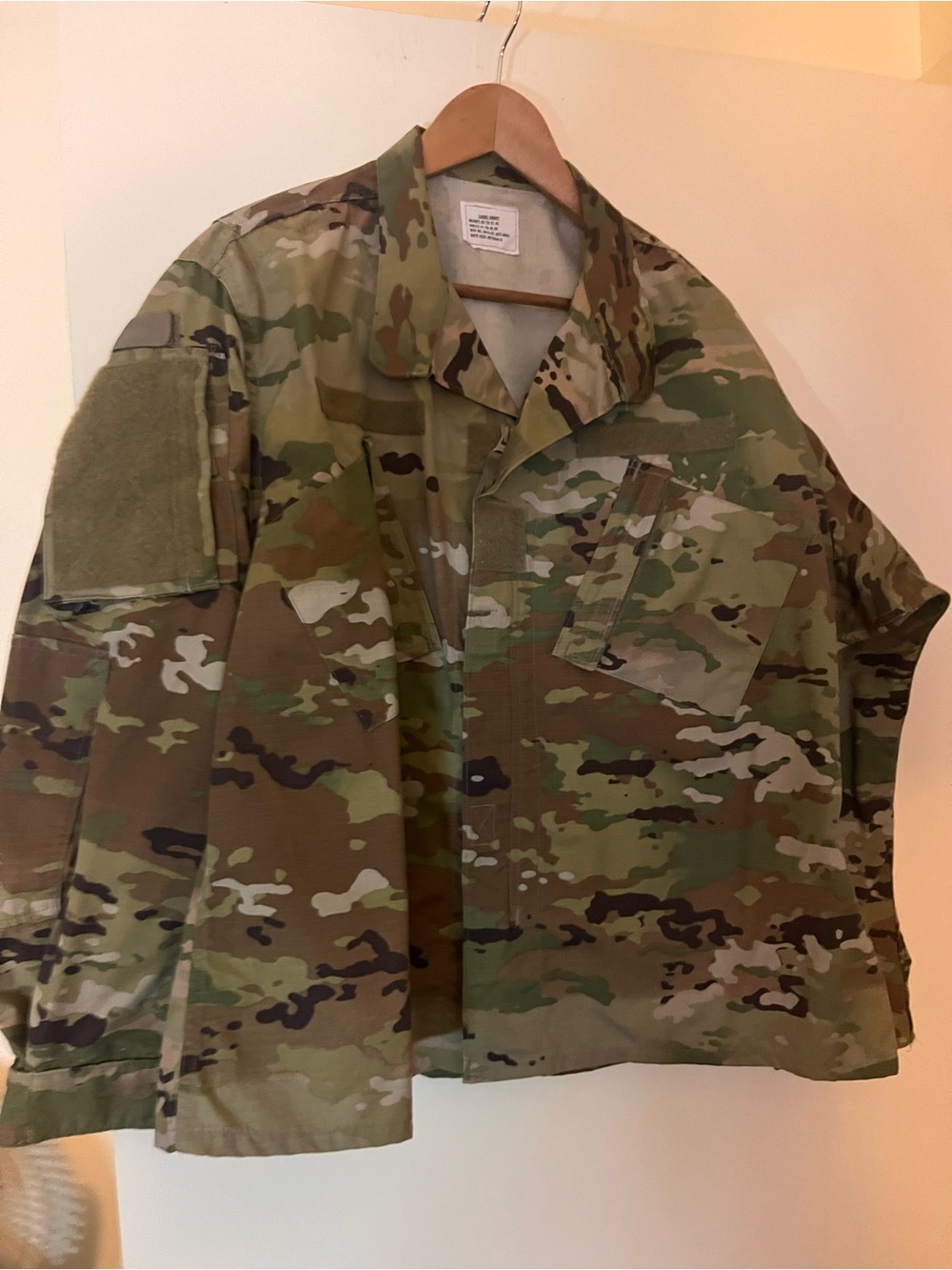 US Army OCP Multicam Combat Uniform Jacket Large Short Insect Shield Ripstop⁠